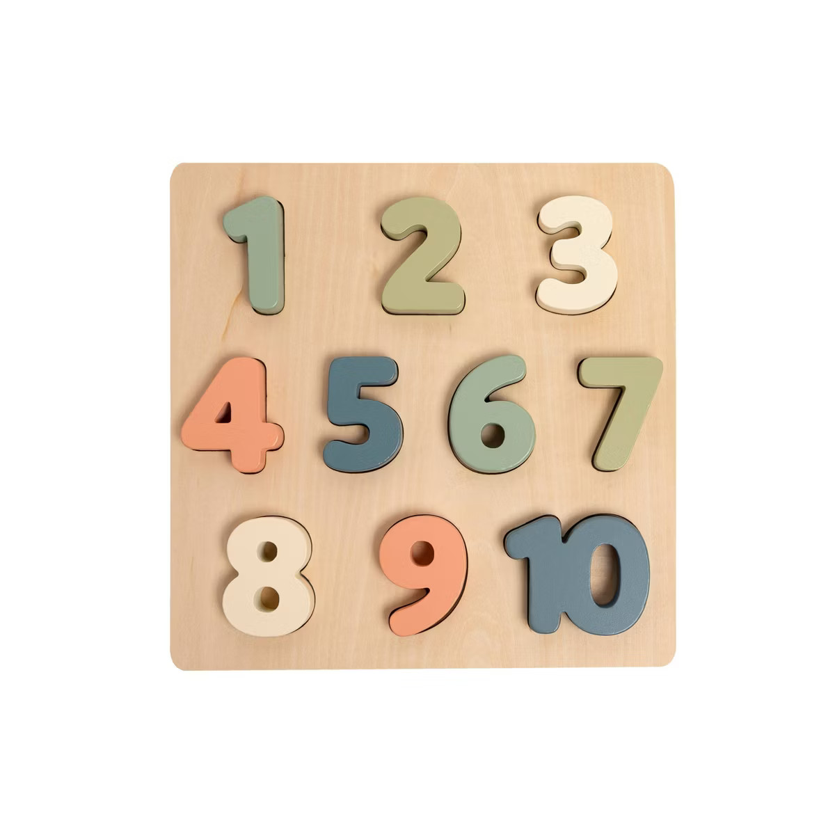 Pearhead Wooden Puzzle Numbers Toy | Target