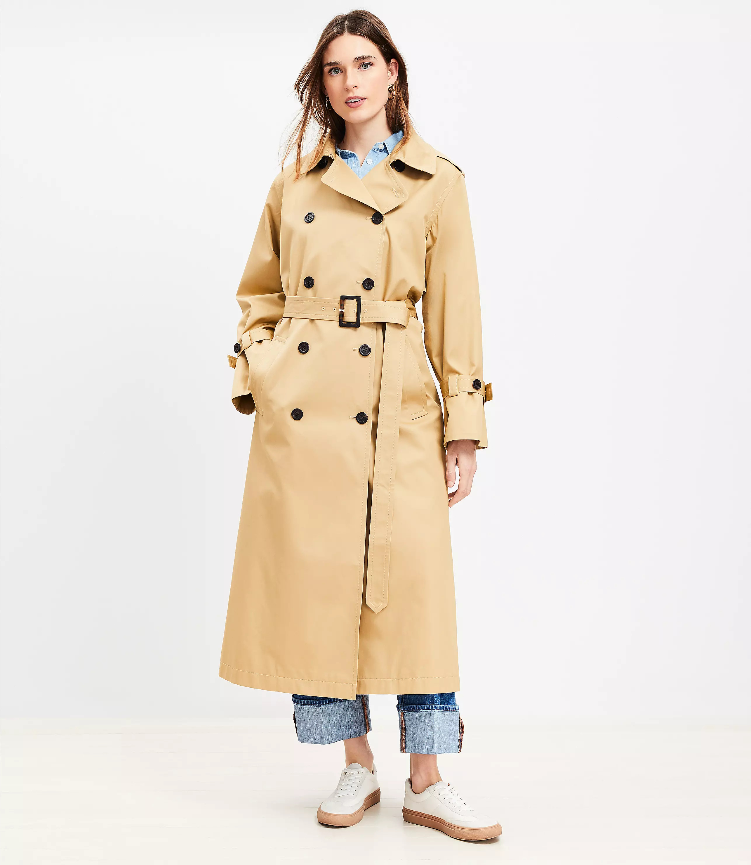 Petite Modern Trench Coat | LOFT