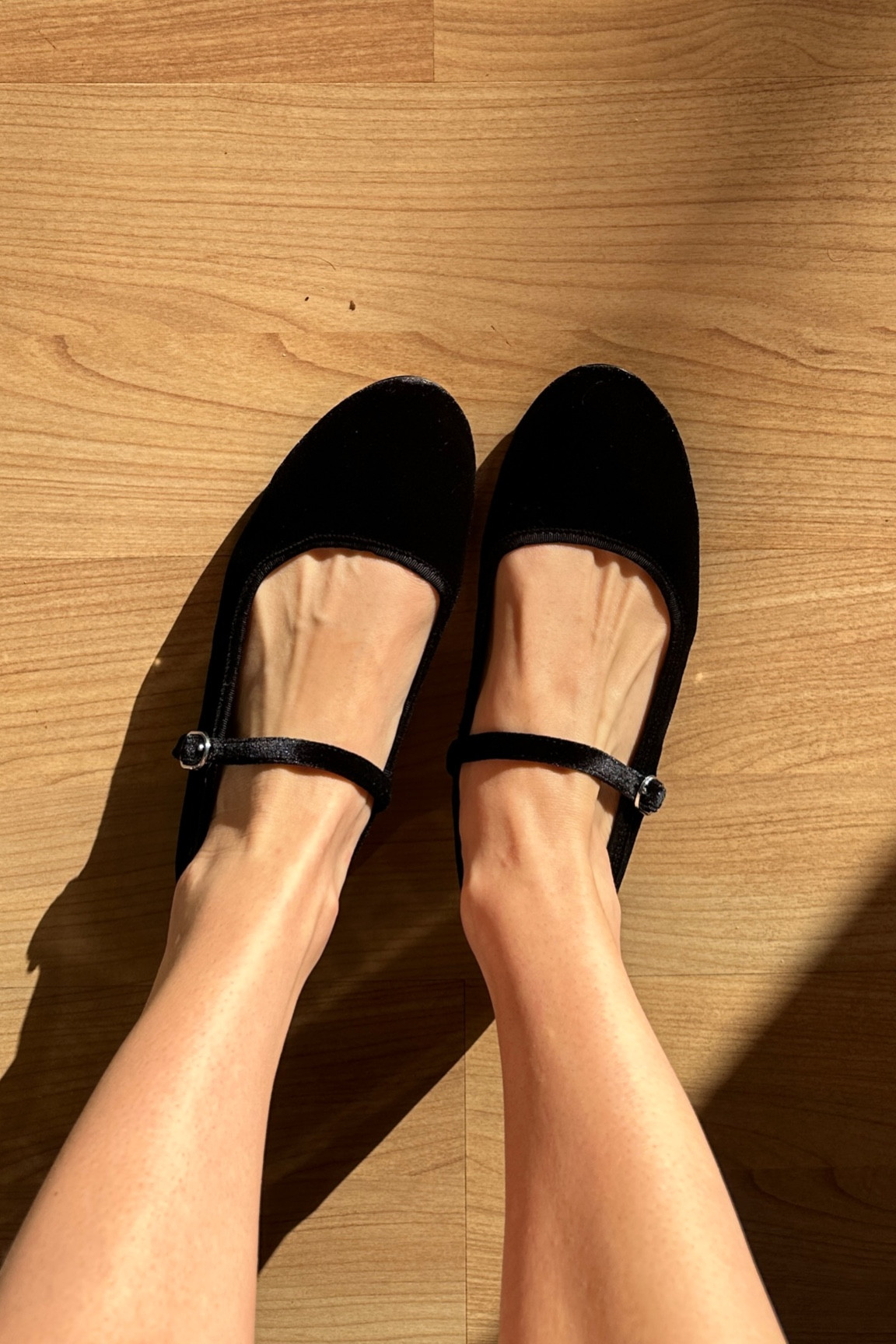 Velvet black Mary Jane’s 