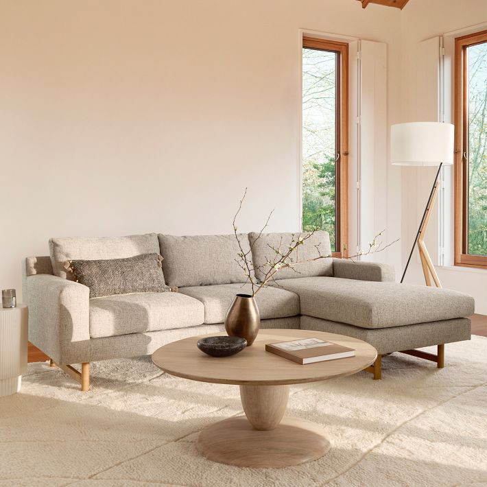 Eddy 2-Piece Reversible Sectional (74"–90") | West Elm (US)