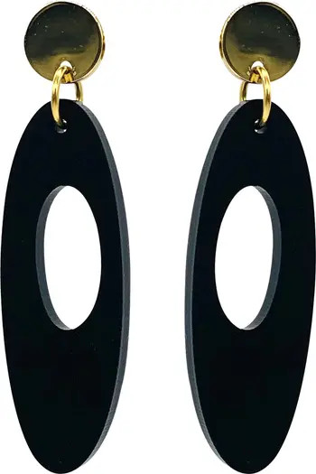 Hepworth Earrings - Black | Nordstrom