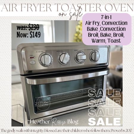 Best toaster oven!  Non toxic and a built in air fryer this one does to all and it’s back on sale! My favorite small appliance!! 

#target #airfryer #toasteroven #sale 

#LTKSaleAlert #LTKHome #LTKOver40
