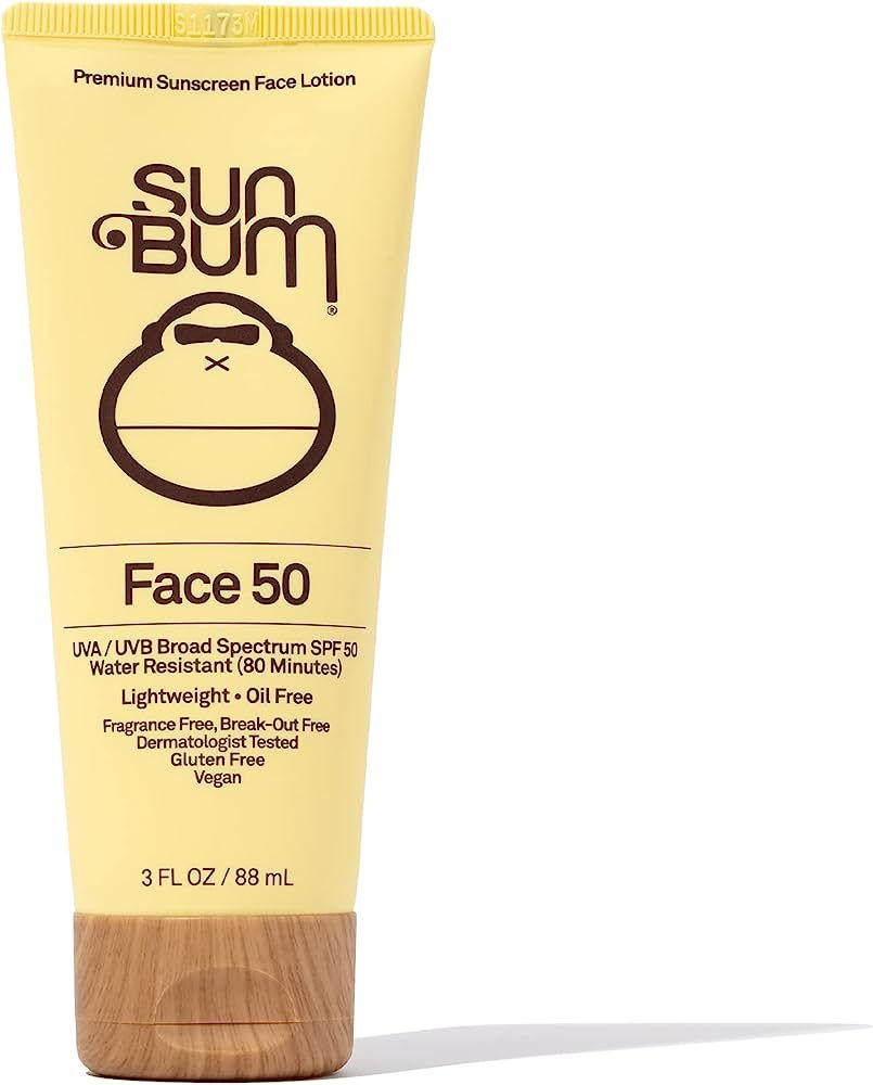 Sun Bum Original SPF 50 Sunscreen Face Lotion | Vegan and Reef Friendly (Octinoxate & Oxybenzone ... | Amazon (US)