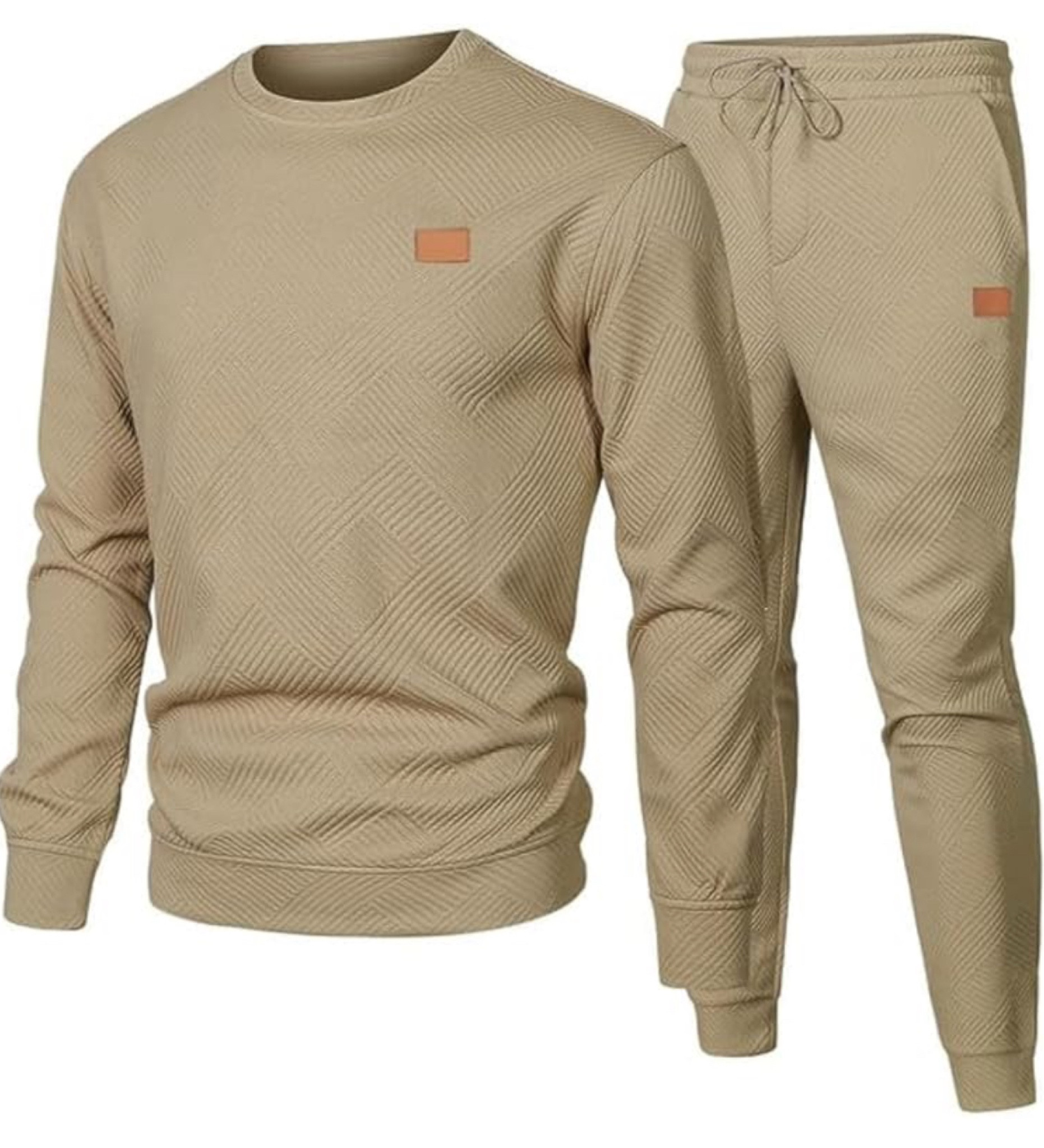 Men's 2 Piece Sweatsuits Outfits Casual Crewneck Jacquard Sweatshirt Joggers Sweatpants Set Tracksuit

#LTKMens #LTKStyleTip