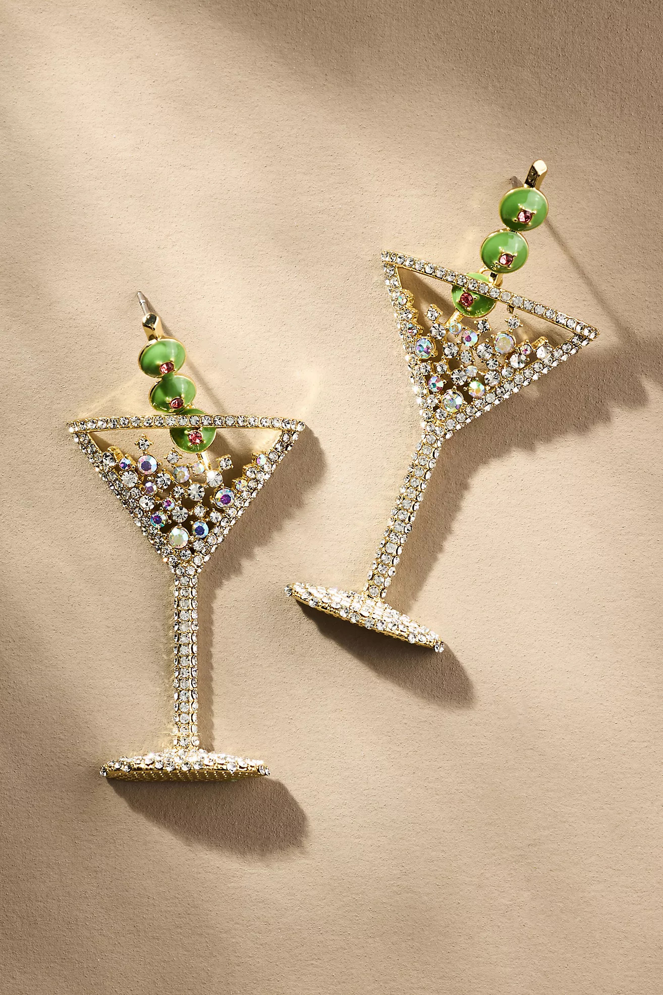 BaubleBar Pimento Memento Dirty Martini Drop Earrings | Anthropologie (US)