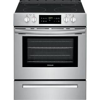 Frigidaire 30 in. 5 cu. ft. Front Control Electric Range in Stainless Steel FFEH3051VS | The Home Depot