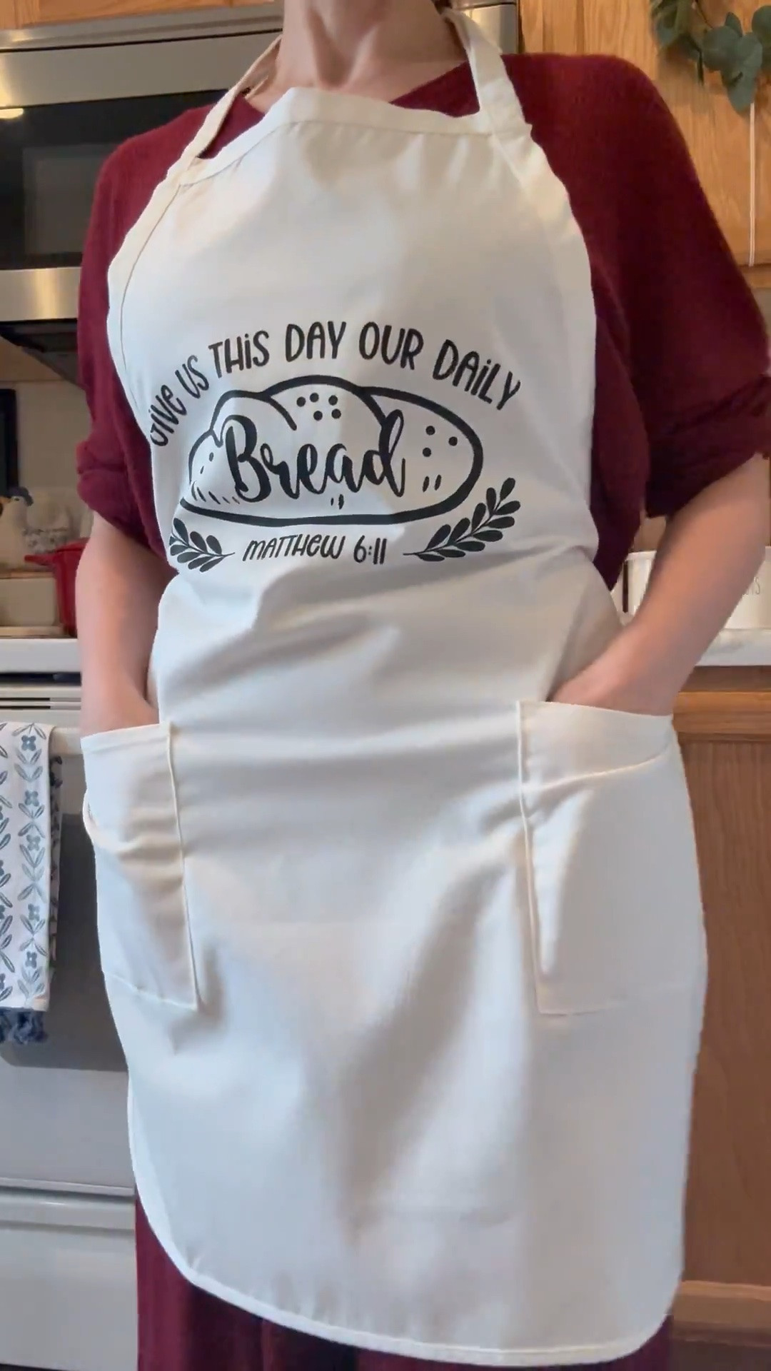 Cute kitchen apron I found on Etsy. 45% off now and it ships fast. Will make a great gift! 



Give Us This Day Our Daily Bread Apron, Bread Apron, Religious Gift, Baking Apron, Christian Gift, Kitchen Apron, Faith Apron, Kitchen Gift, Mother’s Day gift, Christmas gift, fall essentials, sourdough, Etsy fall finds, Pumpkin Spice Apron, Custom Apron, Pumpkin Spice Latte, Coffee Station, Thanksgiving Gift, Fall, Autumn, Fall Coffee, Personalized Apron, Thanksgiving Cooking Crew Apron Custom Name Turkey Apron Family Holiday Apron Thanksgiving Chef Gift Personalized Fall Kitchen Apron #LTKGiftGuide#LTKFindsUnder50 #LTKFamily #LTKParties

#LTKMothersDay

#LTKSeasonal #LTKSaleAlert #LTKHome