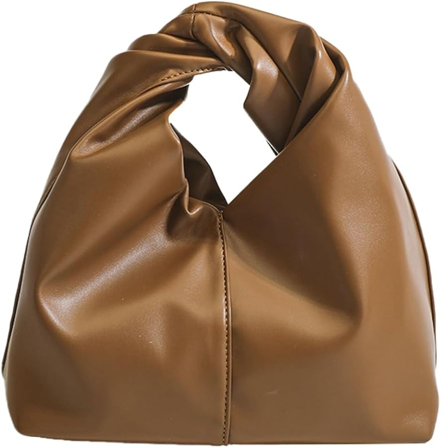 Fashion Vegan Leather Handbags for Women Cloud Clutch Bags Y2k Dumpling Purse Small Hobo Tote Bag... | Amazon (US)