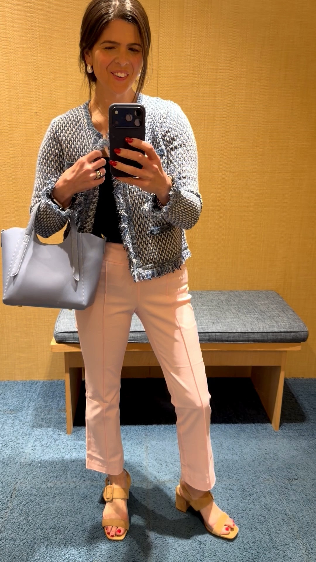 Another Ivy pant from J. McLaughlin - this bootcut crop pant with lots of stretch is so versatile and a great pant for petites or any figure!

#LTKPetite #LTKSeasonal #LTKOver40