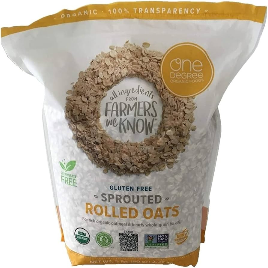 One Degree Gluten Free Sprouted Rolled Oats 5 lbs. | Amazon (US)