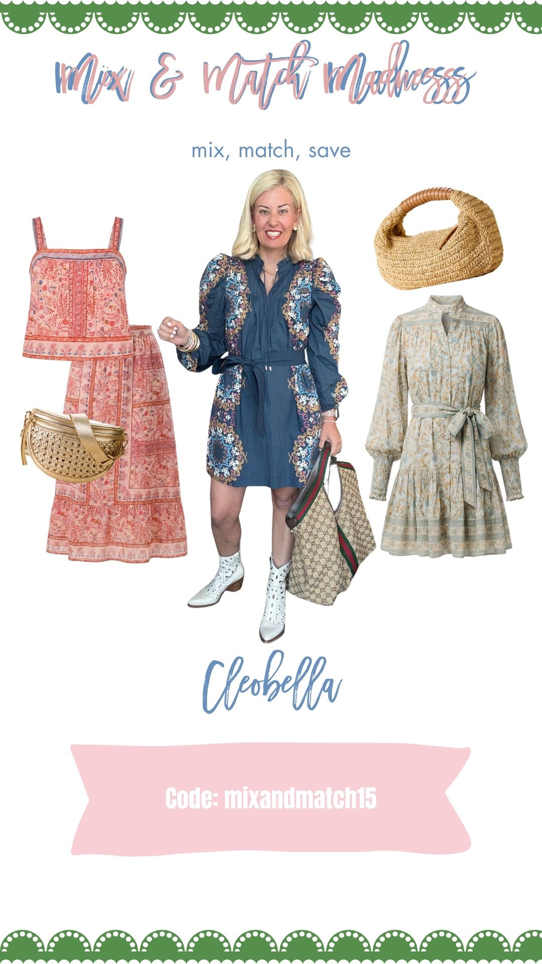 Y’all know how much I love Cleobella! I wear their pieces year-round and the quality & fabric are unmatched! Use my code for 15% off sitewide! 

Code mixandmatch15 

#LTKOver40 #LTKmomlife #LTKdayinmylife