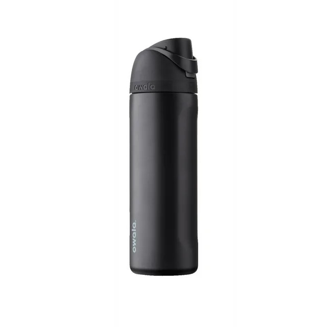 Owala FreeSip Stainless Steel Water Bottle, 24oz, Black | Walmart (US)