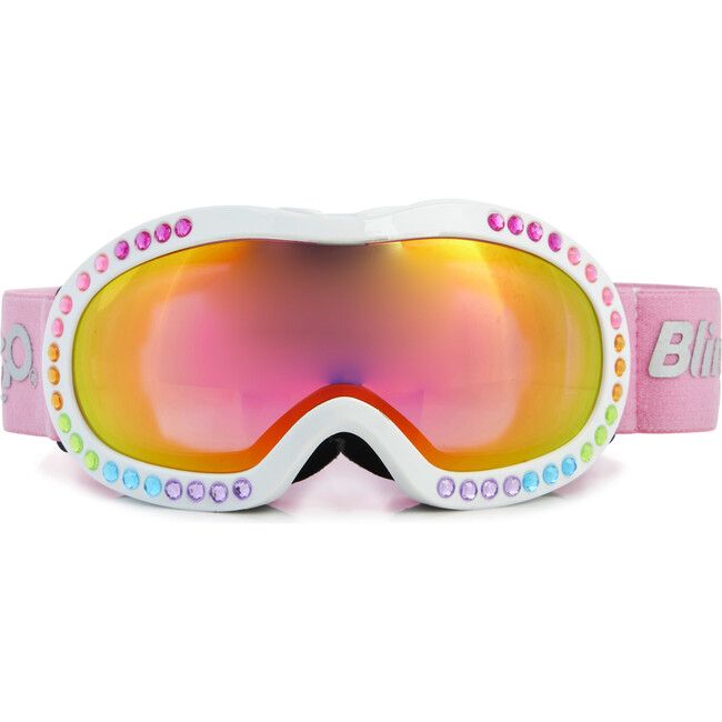 Rainbow Rhinestone Ski Goggle | Maisonette