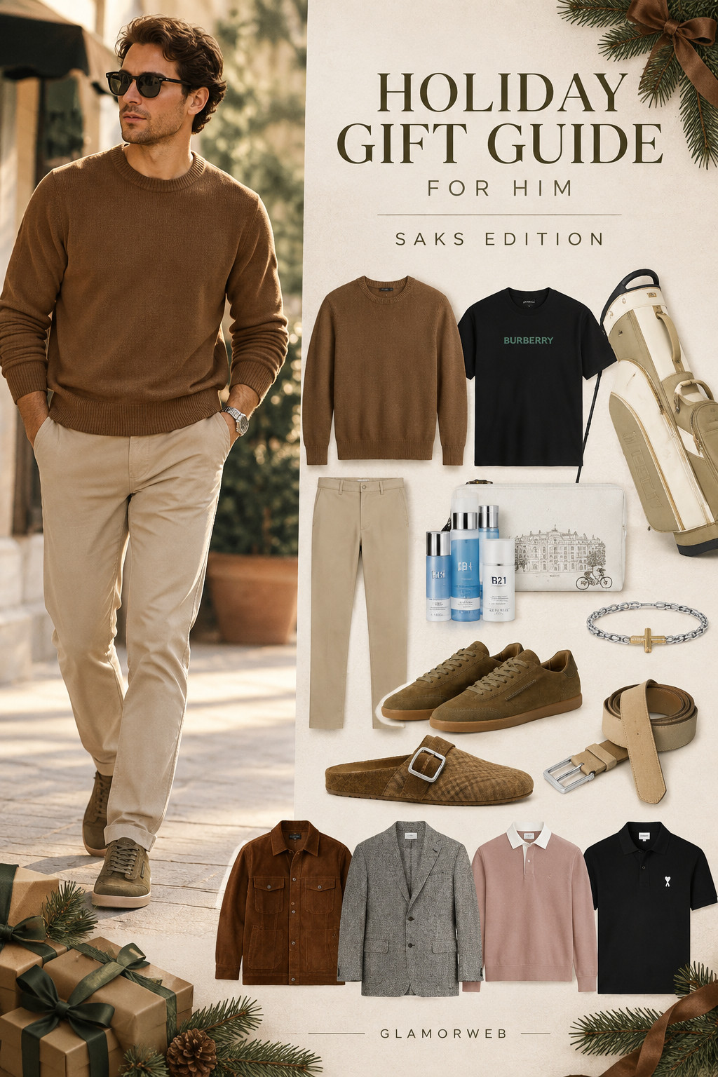Holiday gifting for him, but make it elevated 🎁🤎 This Saks Edition gift guide has such a good mix of classic menswear, sneakers, grooming picks, accessories, golf finds, and everyday luxury pieces he’ll actually use. Perfect for husbands, boyfriends, dads, brothers, or any stylish guy on your list. Save this for Christmas shopping inspo!
#HolidayGiftGuide #GiftGuideForHim #GiftsForHim #ChristmasGiftsForHim #MensGiftGuide #SaksFifthAvenue #LuxuryGiftsForHim #MensFashion #DesignerGifts #GiftIdeasForMen #GiftsForHusband #GiftsForBoyfriend #GiftsForDad #HolidayShopping #ChristmasGiftIdeas #LTKHoliday #LTKGiftGuide #MensStyle #LuxuryGiftIdeas #HolidayFinds 

 #LTKSeasonal #LTKU #LTKMens