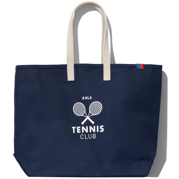 The Over the Shoulder Tennis Tote - Navy | KULE (US)