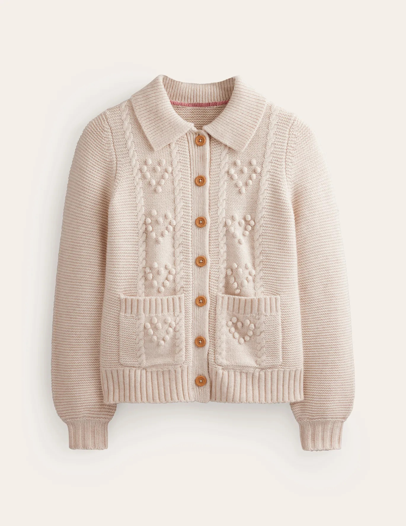 Chunky Bobble Heart Cardigan | Boden (US)