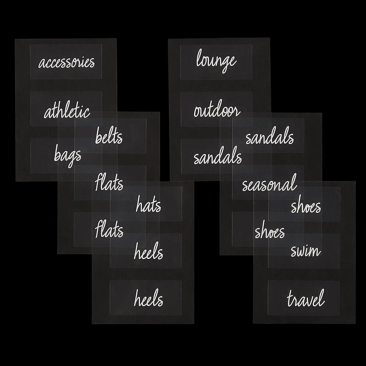 The Home Edit Closet Labels Pkg/18 | The Container Store