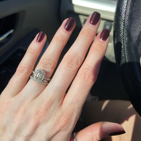 My favorite fall and winter nail polish color! 
OPI - Black Cherry Chutney

#LTKfindsunder50 #LTKbeauty #LTKSeasonal