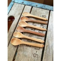 Maple Small Wooden Spoon. For Honey, Salt & Pepper, Tea Stirrer, Jam, Etc | Etsy (US)