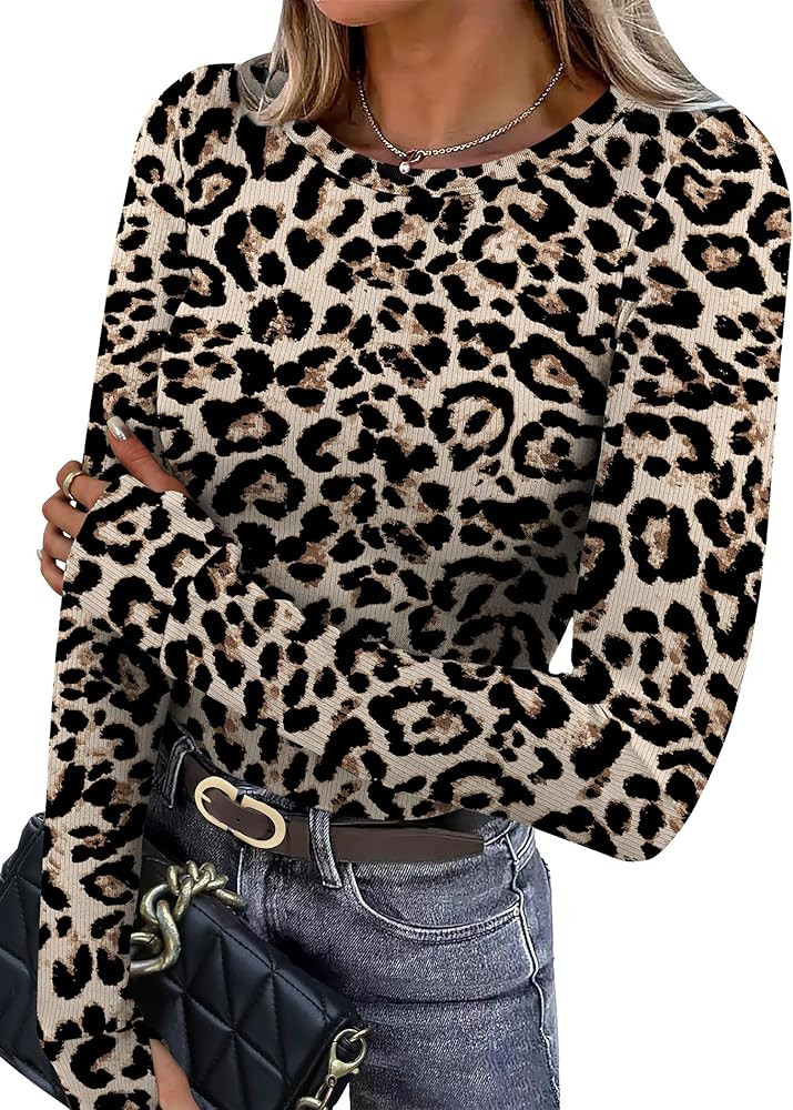 XIEERDUO Long Sleeve Thermal Shirt for Women Fleece Slim Fit Tops Crewneck Basic T-Shirts with Th... | Amazon (US)