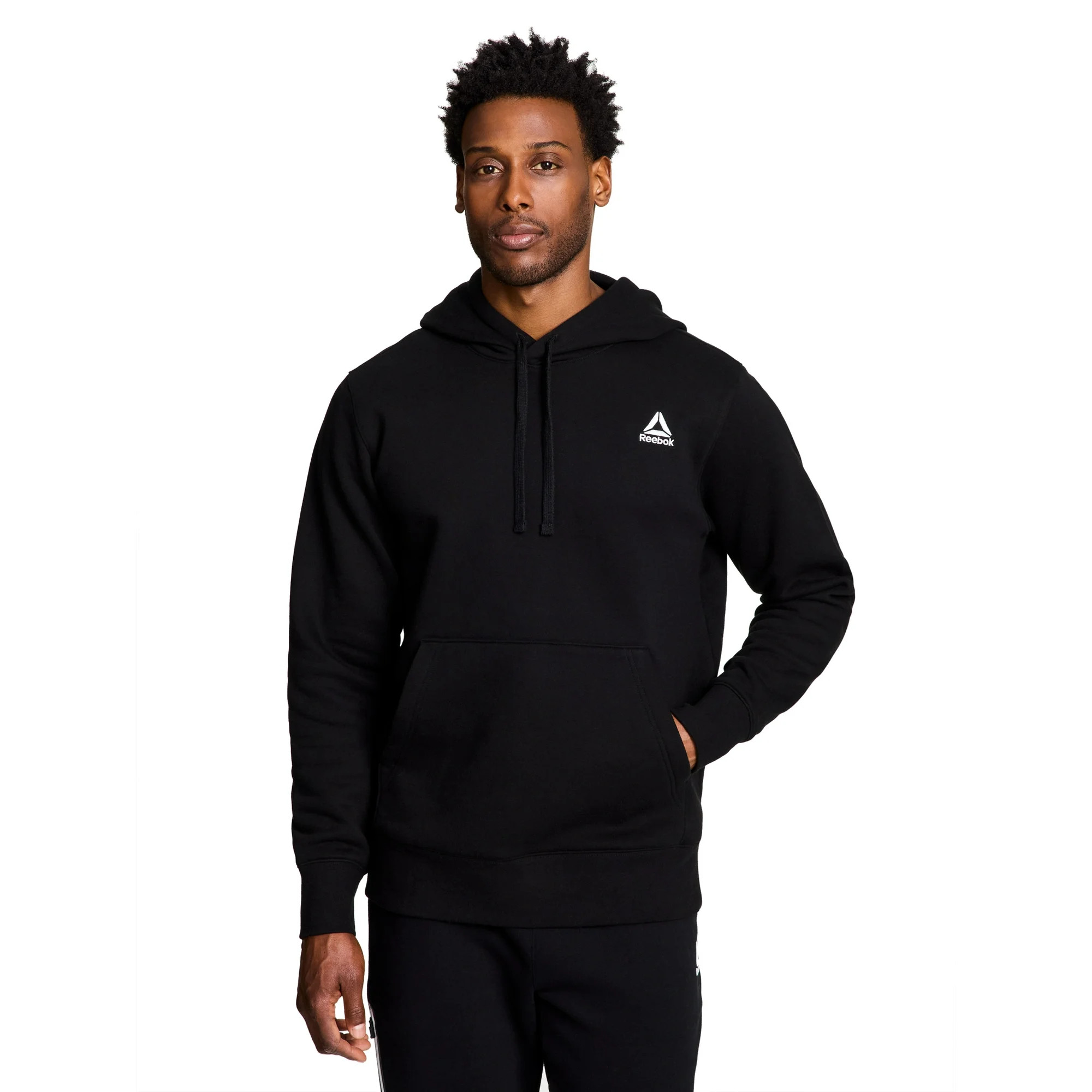 Reebok Men's & Big Men's Logo Fleece Hoodie Sweatshirt | Walmart (US)