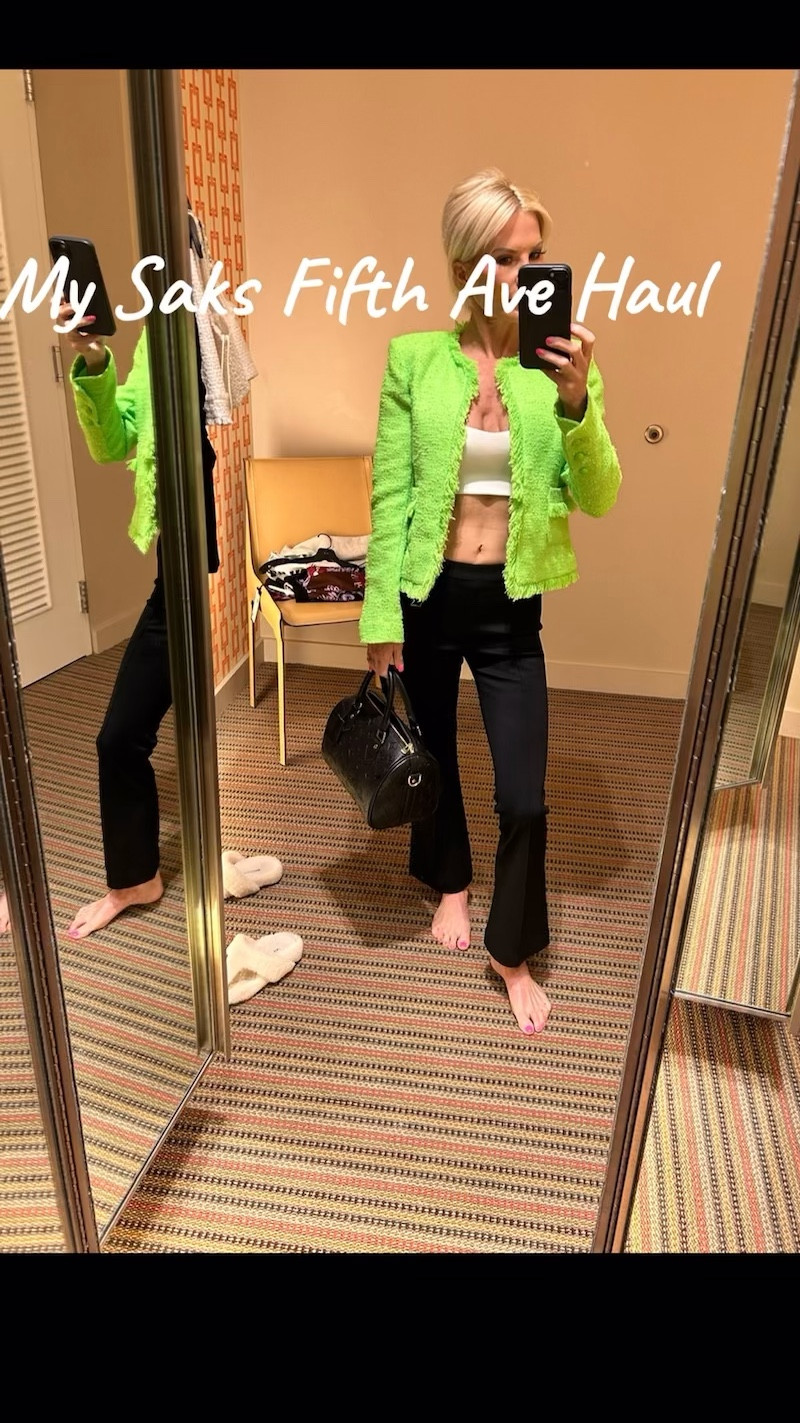 Went cray cray at the sale Saks was having today! Can’t wait to take it home and style all the fits! PS… the shorts are Milly but I could not find the exact ones online … I found a super similar Milly pair and linked below.  

#LTKstyletip #LTKover40 #LTKVideo