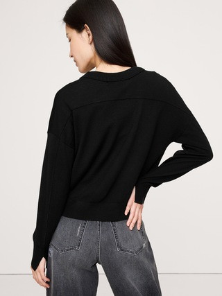 Merino V-Neck Sweater | Banana Republic (US)