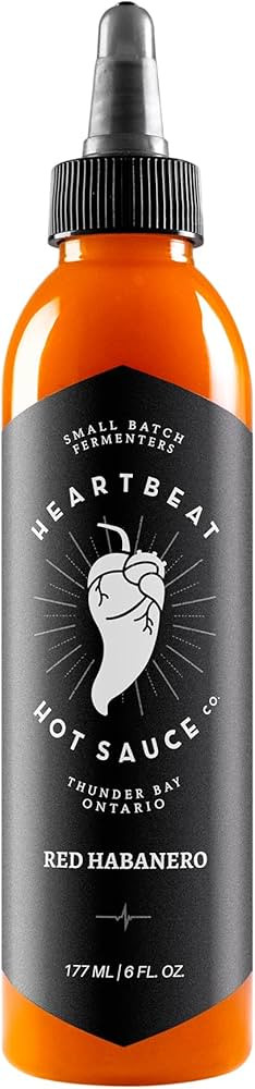 Heartbeat Hot Sauce Co. | Red Habanero, 6 oz. | Amazon (US)