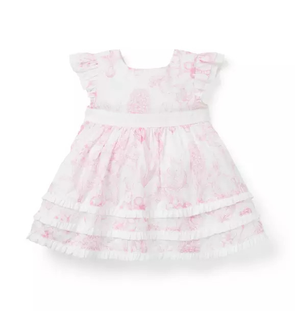 The Bunny Toile Baby Dress | Janie and Jack