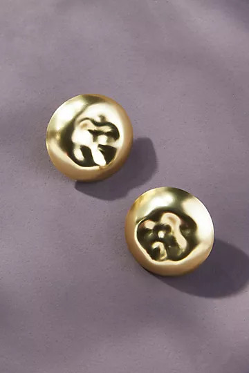 Hammered Coin Earrings | Anthropologie (US)