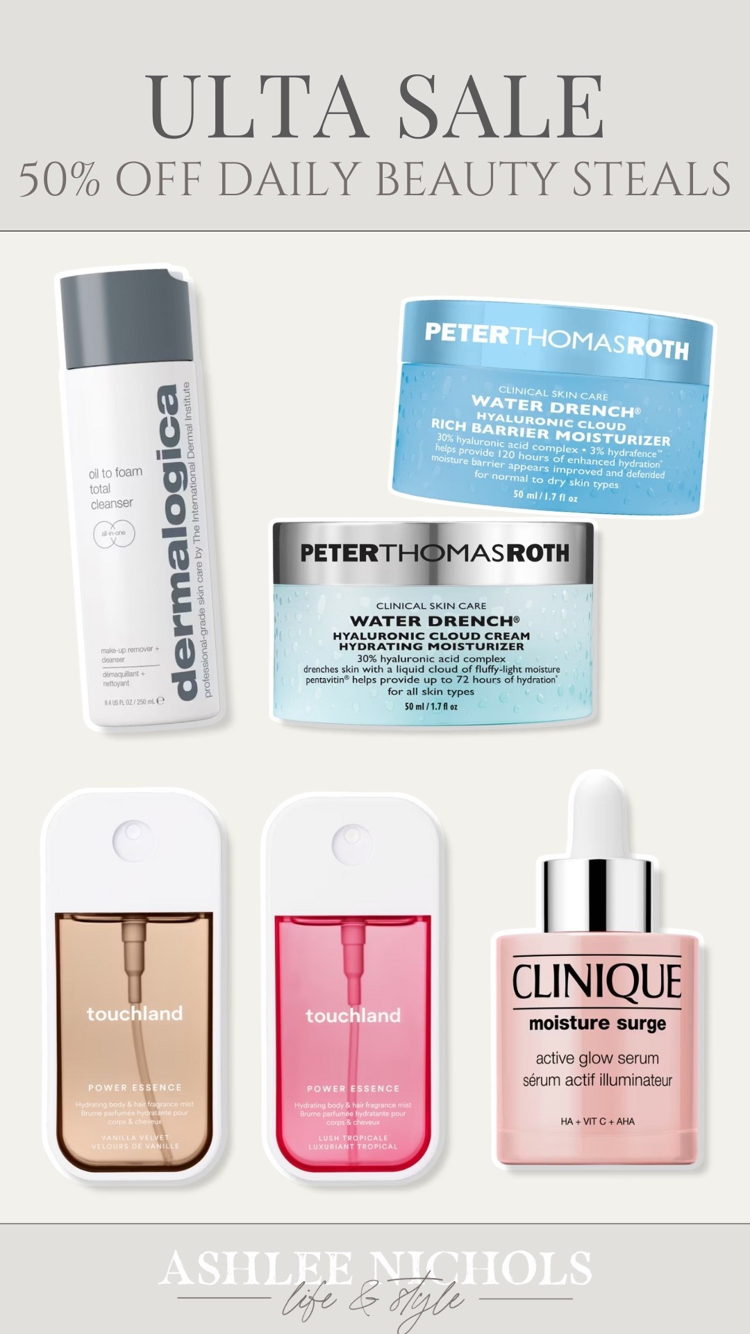 50% off Ulta daily beauty steals today only!

#LTKFindsUnder100 #LTKSaleAlert #LTKBeauty