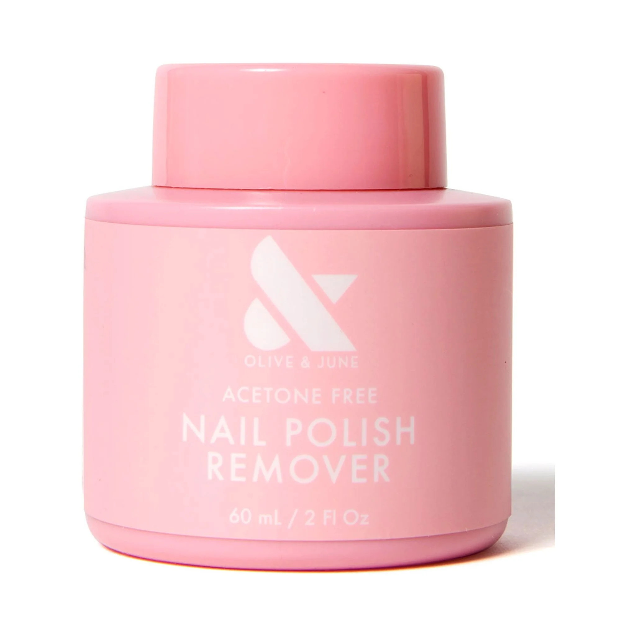 Olive & June Nail Polish Remover Pot with Sponge-Top Lid, Acetone-Free, 2 oz | Walmart (US)