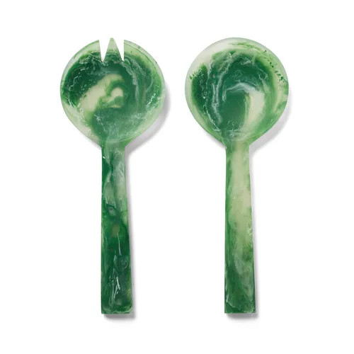 Sur La Table Green Resin Servers, Set of 2 | Sur La Table