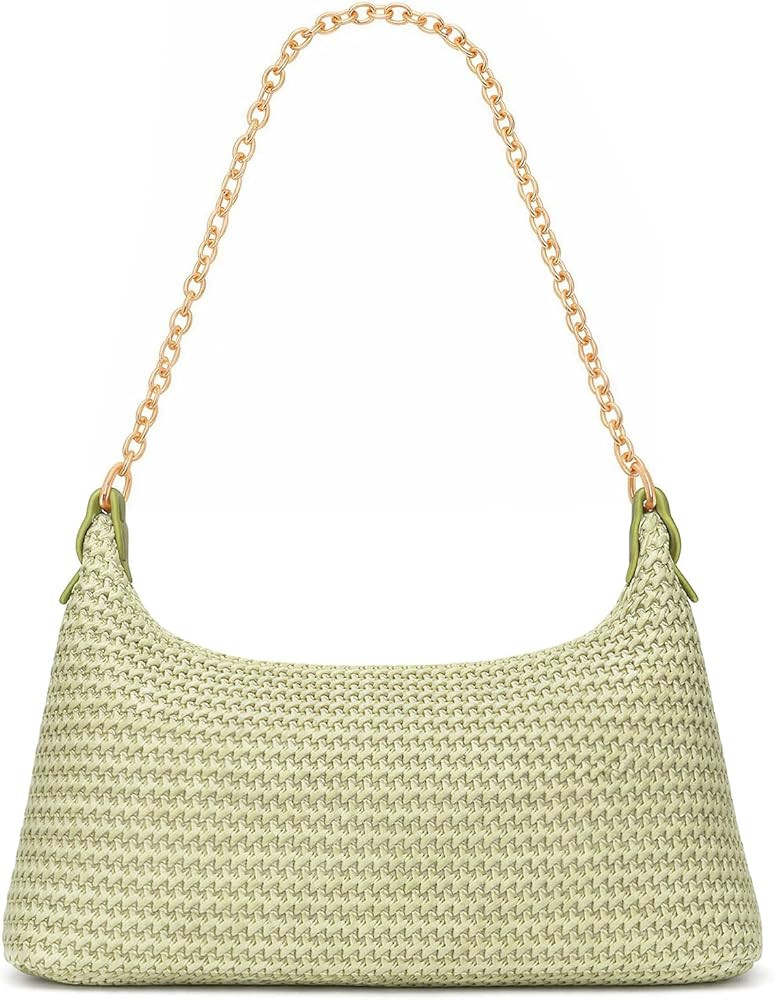 Beach Bags for Women Summer Straw Purse Boho Woven Shoulder Bag Crochet Purse Vacation Tote Handb... | Amazon (US)