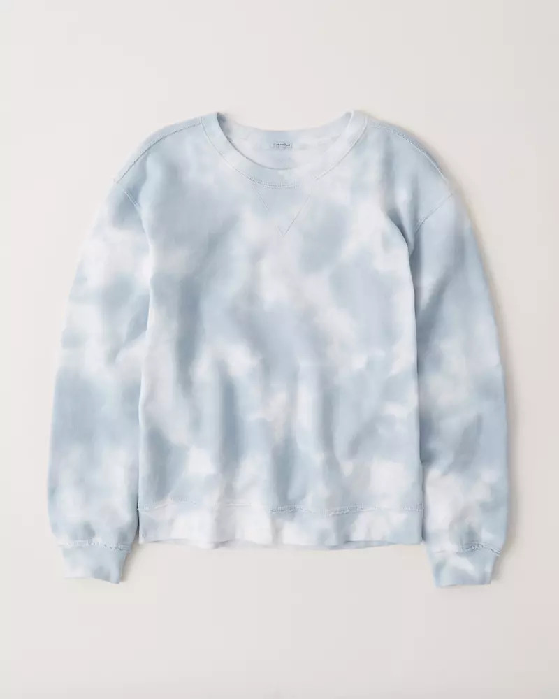 Tie-Dye Wash Crew Sweatshirt | Abercrombie & Fitch US & UK