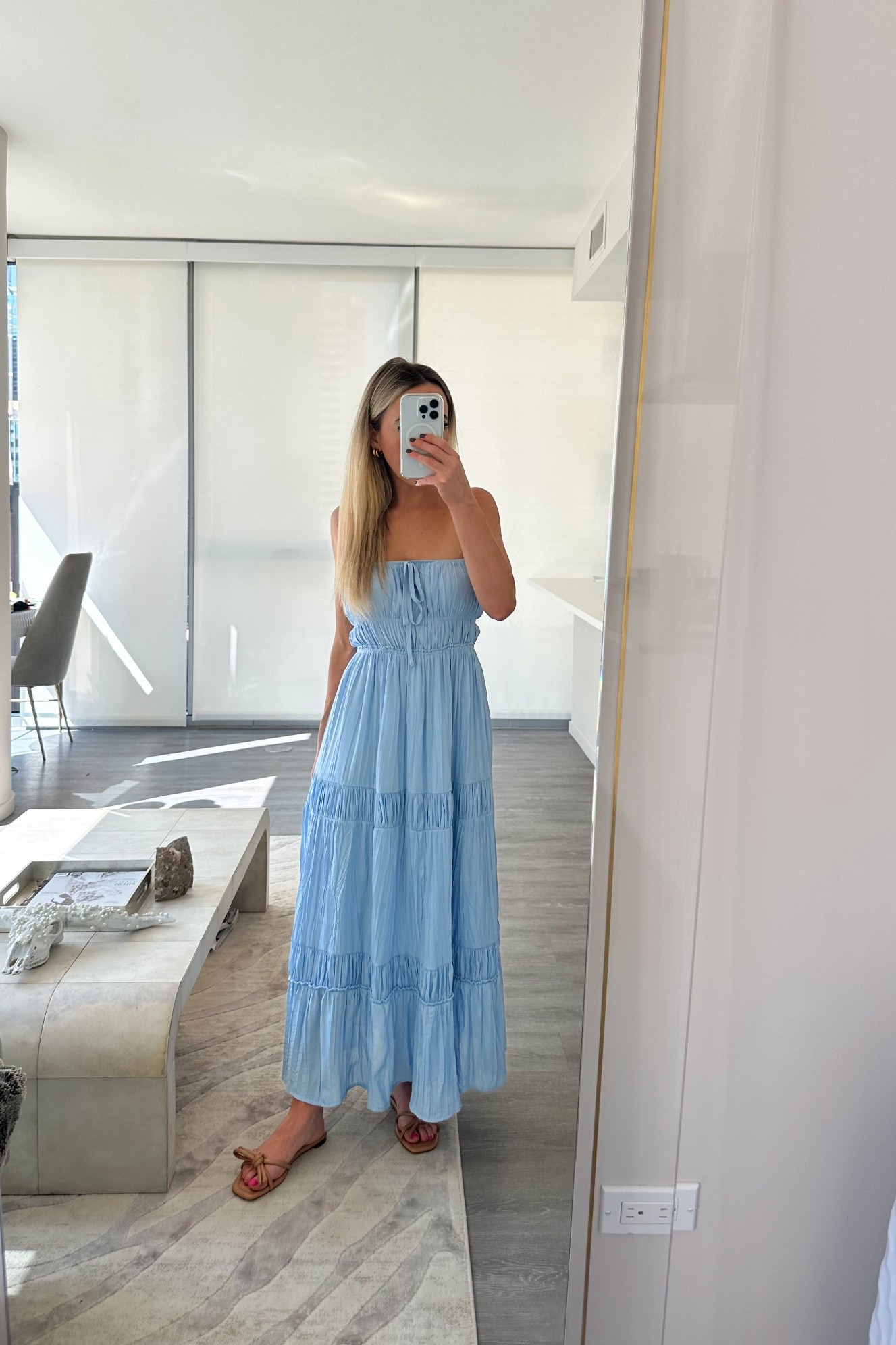 Italy: Daily Outfit 

Italy vacation outfit: Light blue summer dress perfect for the Amalfi Coast — stylish, lightweight, and ideal for warm weather travel, beachside dinners, and exploring coastal towns.


Ootd style fashion, blue sundress, blue summer dress, something blue, summer style, warm weather look, beach day, Italy, Almalfi coast, vacation look, travel outfit, resort wear, sightseeing dress, bloomingdales 

#LTKSeasonal #LTKStyleTip #LTKTravel