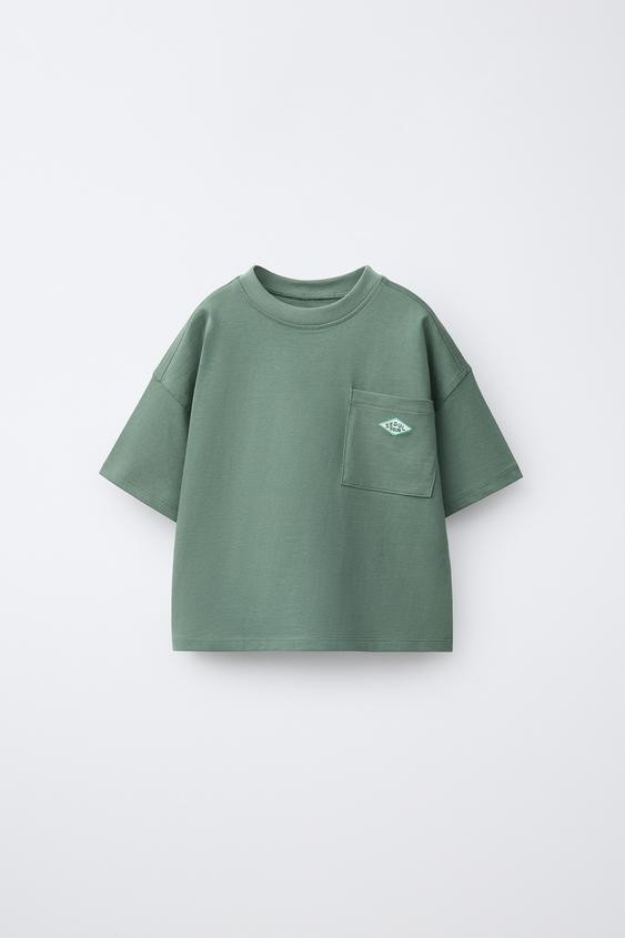 PATCH POCKET T-SHIRT | Zara US
