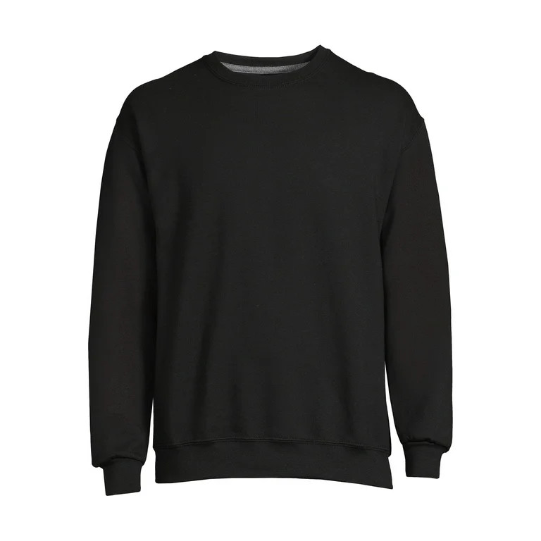 Athletic Works Men's Fleece Crewneck Sweatshirt, Sizes S-4XL | Walmart (US)