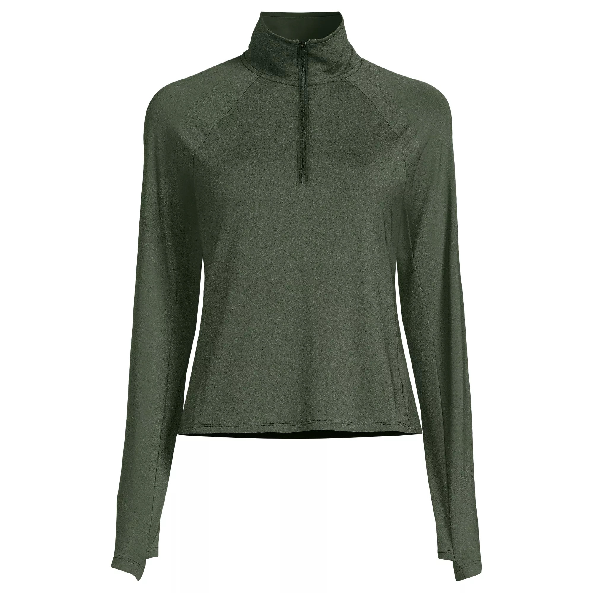 Women's SunShade UPF 50 Quarter Zip Rash Guard | Lands' End (US)