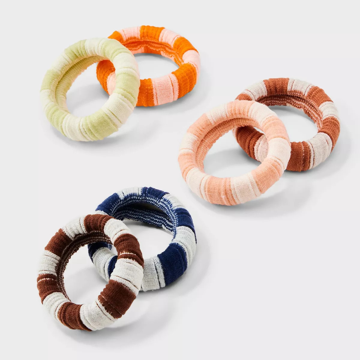 Striped Hair Twister Pony Holder Set 6pc - Universal Thread™ | Target