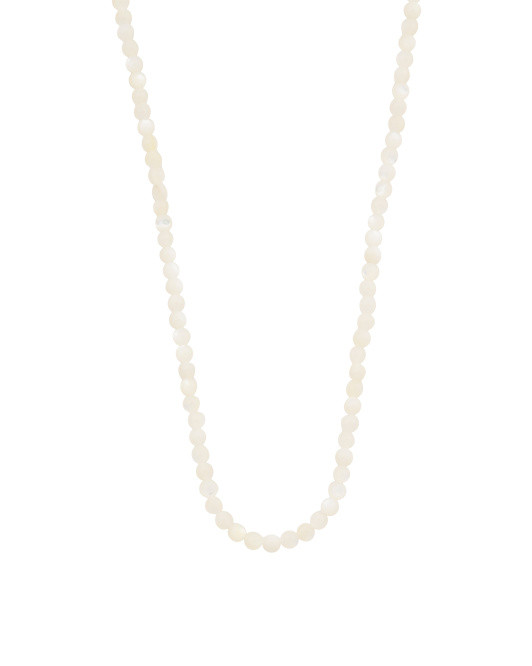 Carter Gemstone Mother Of Pearl Necklace | TJ Maxx