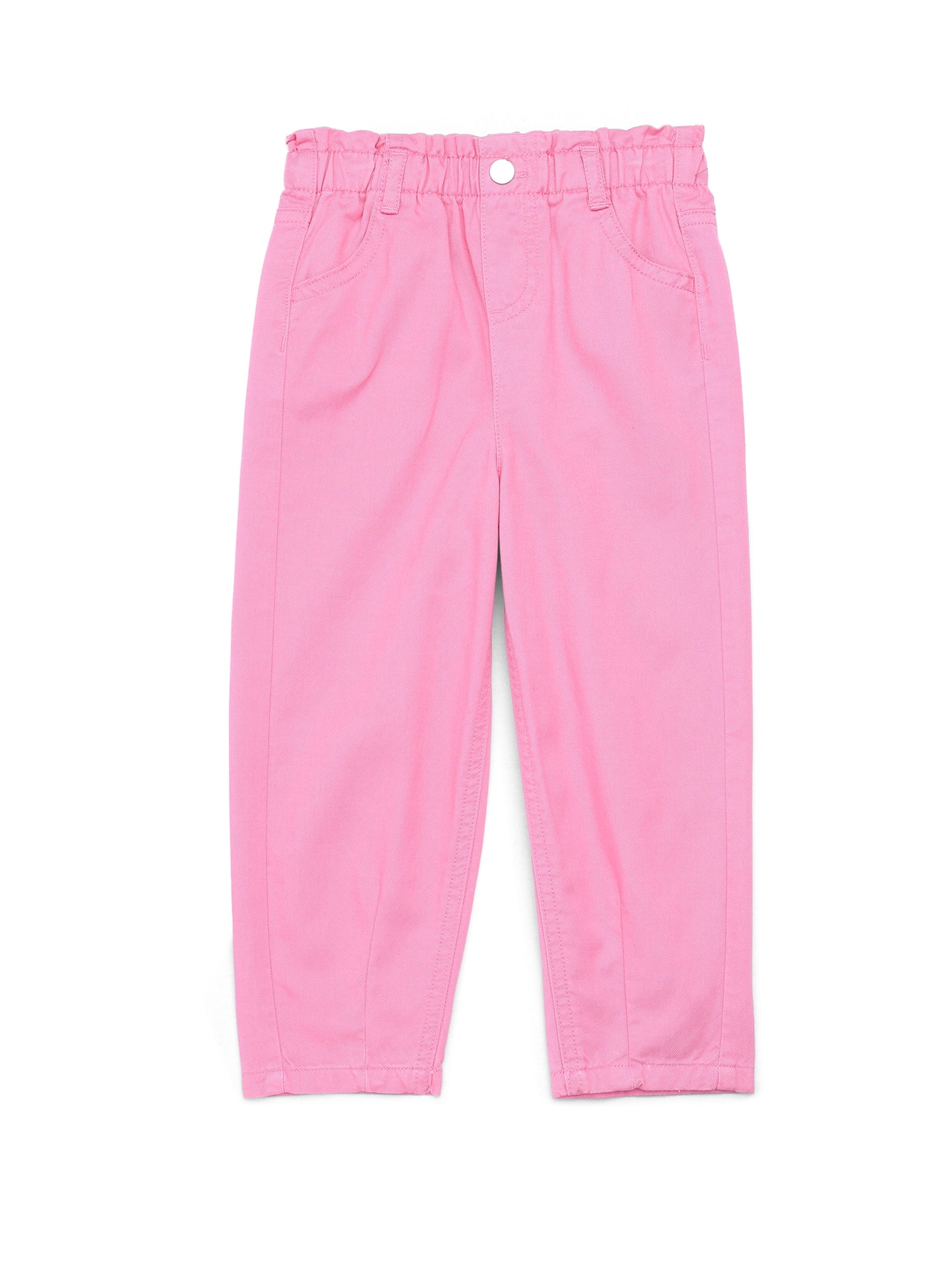 Garanimals Toddler Girl Paperbag Waist Twill Pants, Sizes 18M-5T | Walmart (US)