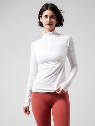 Momentum Seamless Half Zip | Athleta