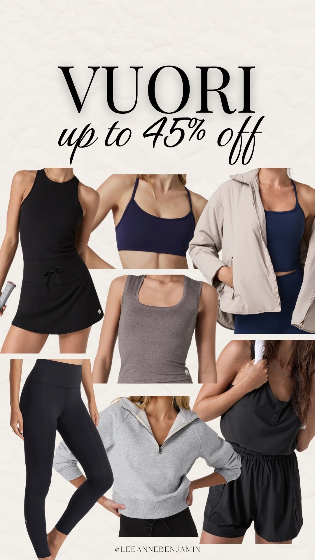 Vuori up to 45% off!

#LTKSpringSale #LTKActive #LTKSaleAlert