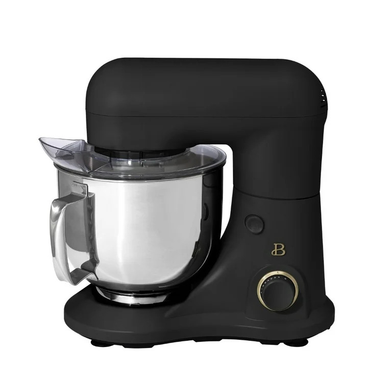 Beautiful 5.3 Qt Stand Mixer, Lightweight & Powerful with Tilt-Head, Black Sesame by Drew Barrymo... | Walmart (US)
