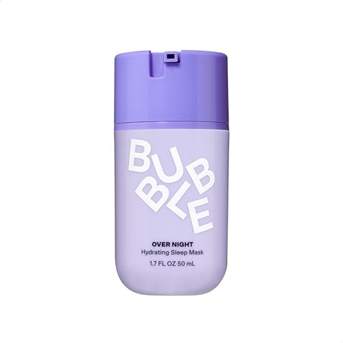 Bubble Skincare Over Night Hydrating Sleep Mask - Gentle Exfoliating Overnight Face Mask for Skin Barrier Repair - Formulated with Mandelic Acid & Sodium PCA to Hydrate, Brighten & Soothe Skin (50ml) | Amazon (US)