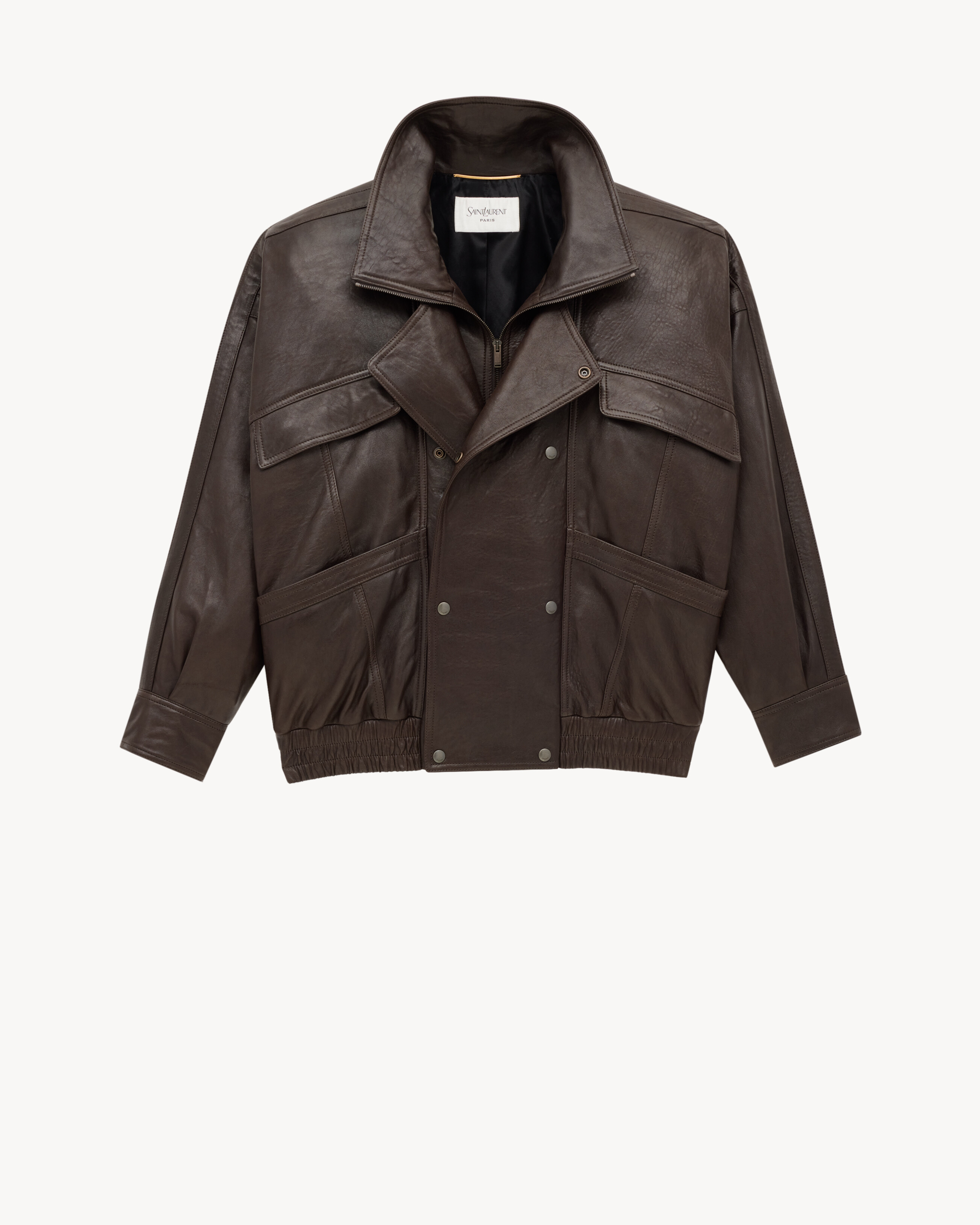 bomber jacket in bubbled lambskin | Saint Laurent Inc. (Global)