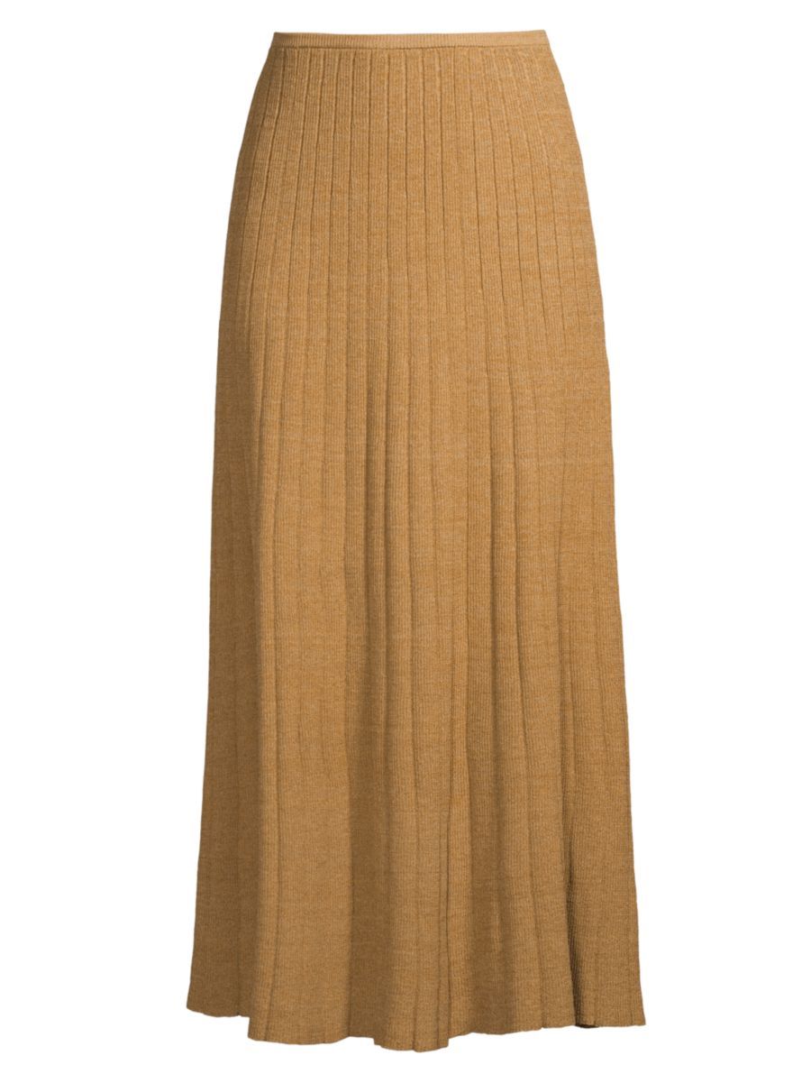 Rib-Knit Midi-Skirt | Saks Fifth Avenue