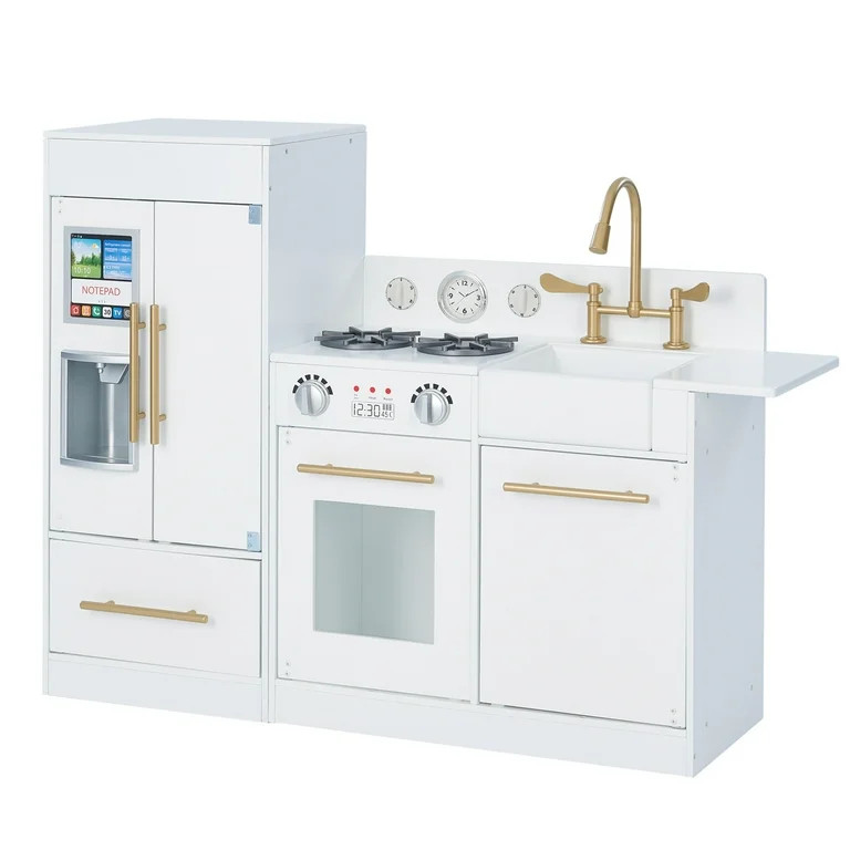 Teamson Kids - Little Chef Chelsea Modern Play Kitchen, White | Walmart (US)