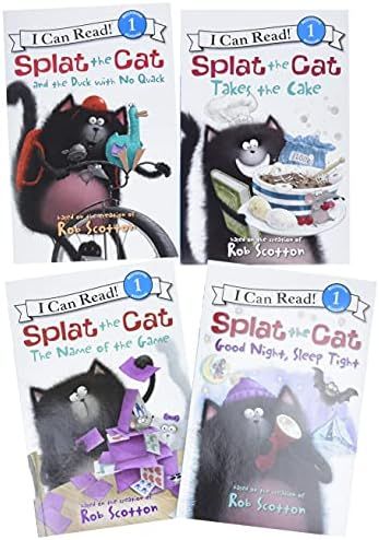 Amazon.com: Splat the Cat: Big Reading Collection (I Can Read Level 1): 9780062090294: Scotton, R... | Amazon (US)